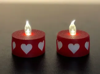 Tea Light Cover for Valentine's Day