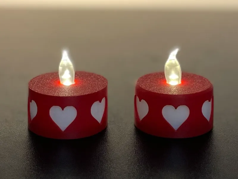 Tea Light Cover for Valentine's Day