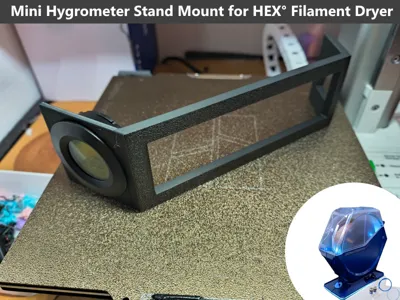 Mini Hygrometer Stand Mount - HEX° Filament Dryer