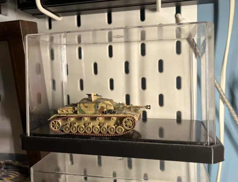 DAISO display box holder for IKEA skadis 