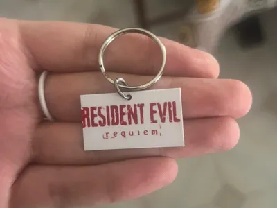 Resident Evil Requiem keychain