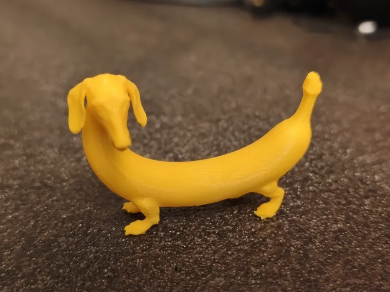 Cute Banana Dog