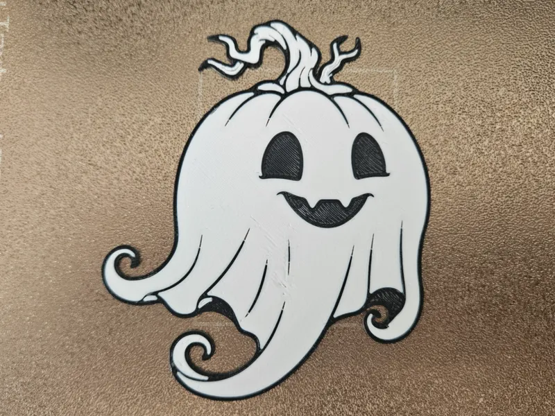 Zucca Fantasma Halloween Patch