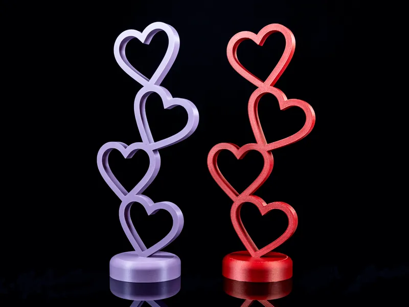 Valentine's Day Heart Tower Decor
