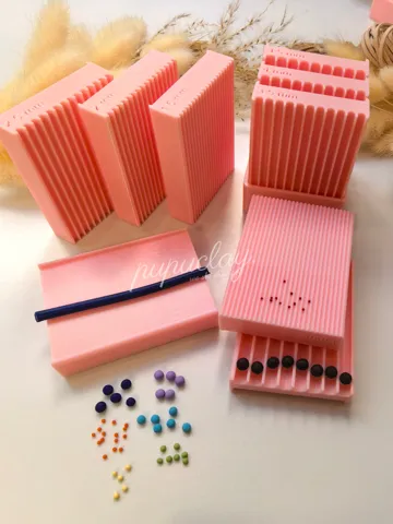 Accesorio de taller: Rod and ball shaping assembly tool polymer clay — vista de referencia 2