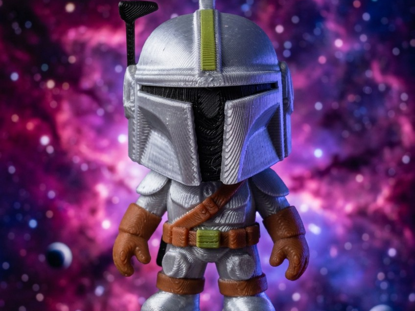 Mandalorian articulating  starwars keychain