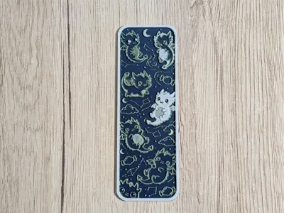 Kawaii bookmark : dragons