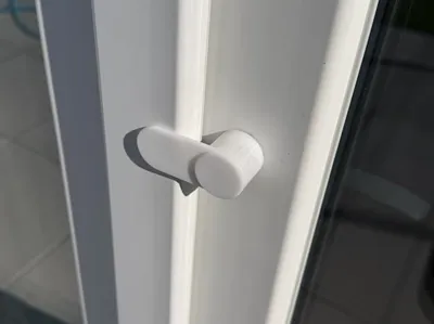 Outside balcony door lock