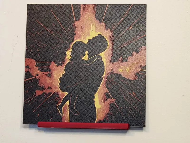 Hueforge - Heroic Father Daughter Fire Rescue