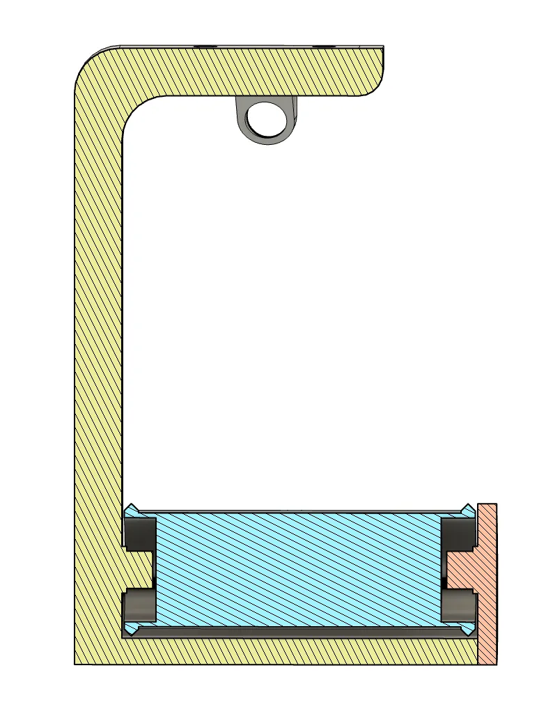 Roll Spool Frame Hang/wall mounted spool roller with bearings by SwedPix MakerWorld ...
