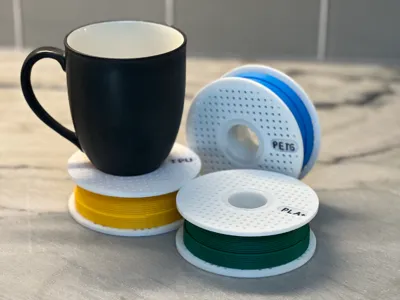 Mini Filament Spool Coasters/Collectibles