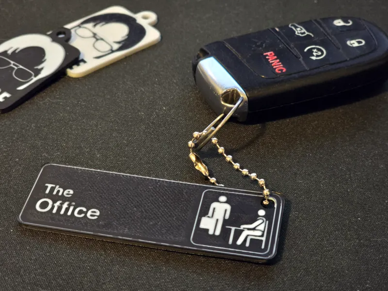 The Office Sign Keychain