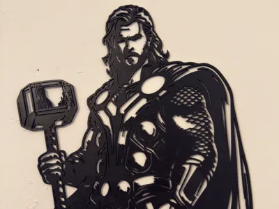 wall art Thor marvel