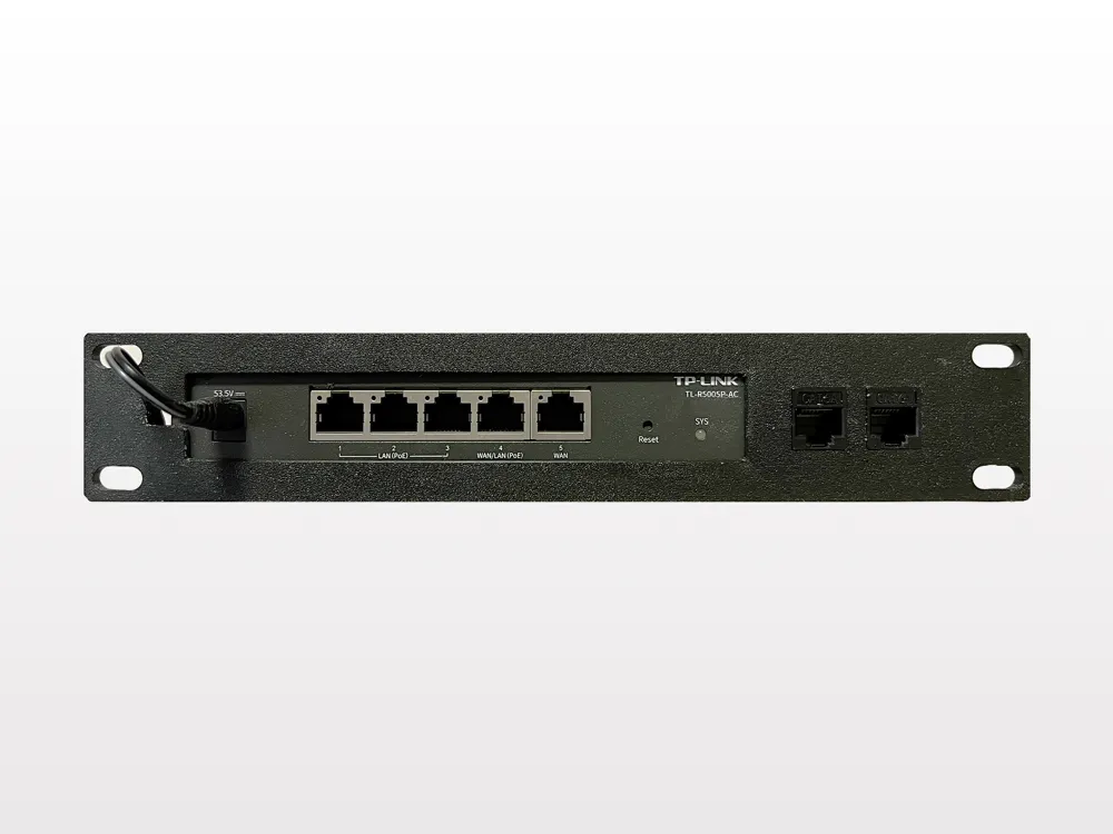 10in Rackswitch 10 inch rack for TL-R5005P-AC with 2 Keystones by DesignBot MakerWorld ...