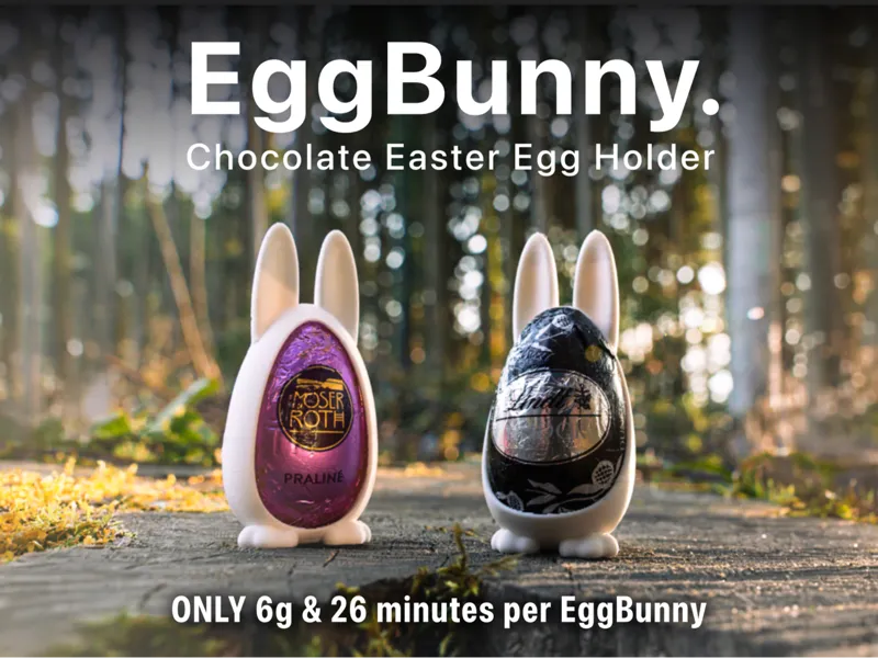 EggBunny – Chocolate Easter Egg Holder