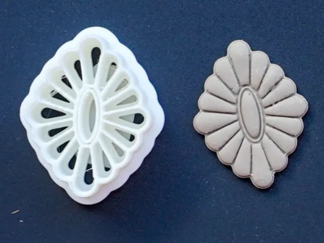 Ornamental Polymer Clay Cutter Earrings Necklace