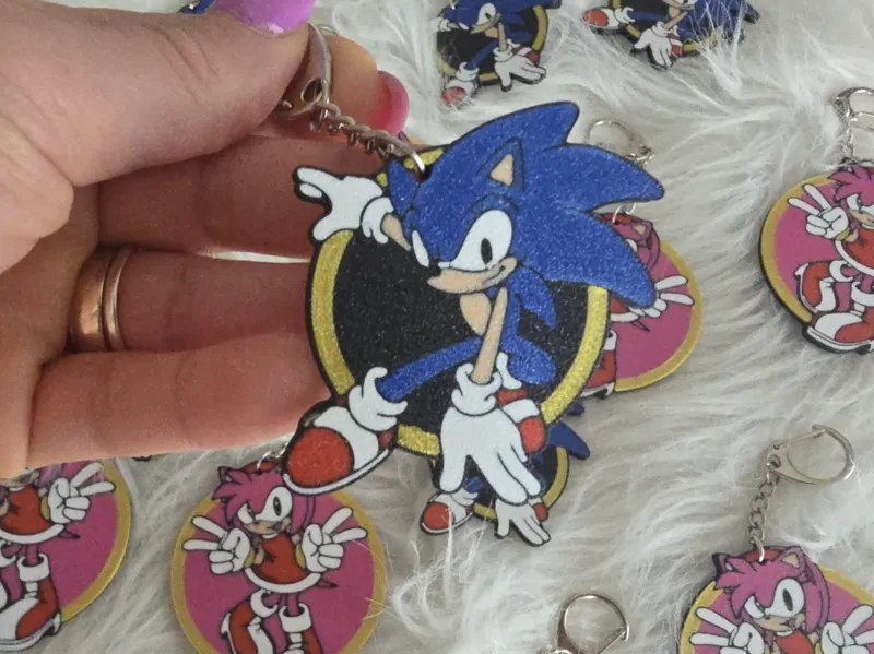 Sonic the Hedgehog Keychain