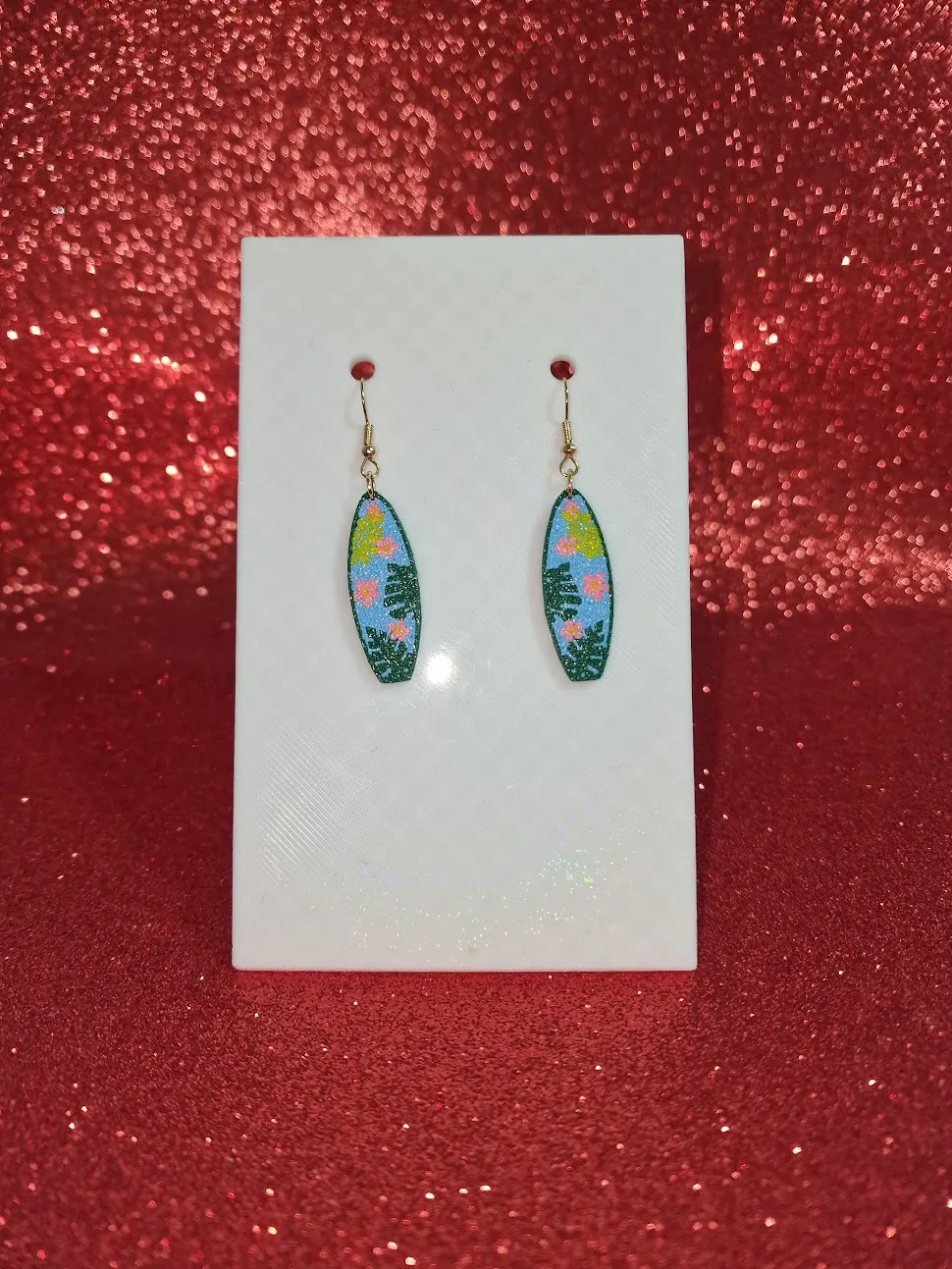 Surf earrings view 2