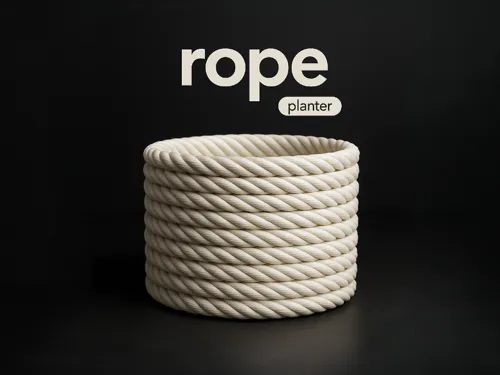 Vaso Corda — Textura Artesanal