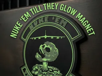 Nuke 'em Til They Glow Fridge Magnet