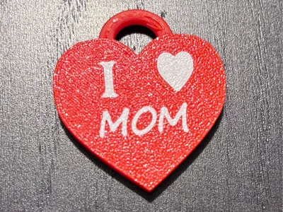Pendant I Love My Mom (Version 2)