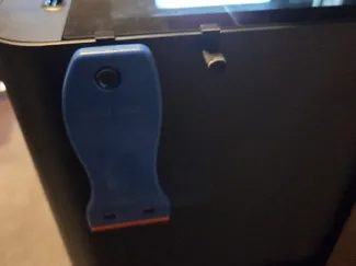 Foshio scraper holder for side of P1S, P2S and X1C