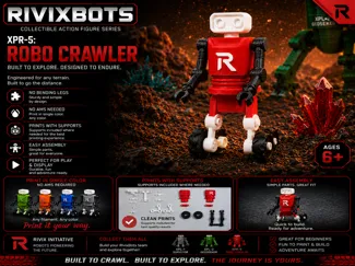 XPR-5 Robo Crawler | Printable Action Figure