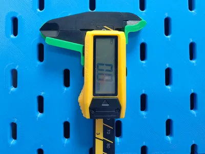 Green Forest Interstellar Edition Digital Caliper - IKEA Pegboard Holder