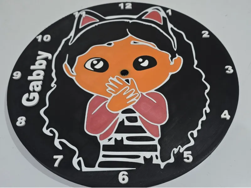 Gabby's doll clock
