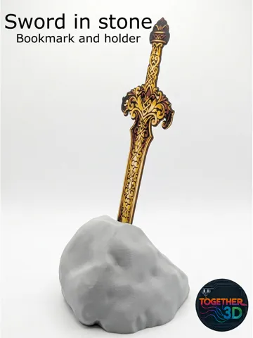 Accesorio de lectura: Sword in Stone bookmark — vista de referencia 2