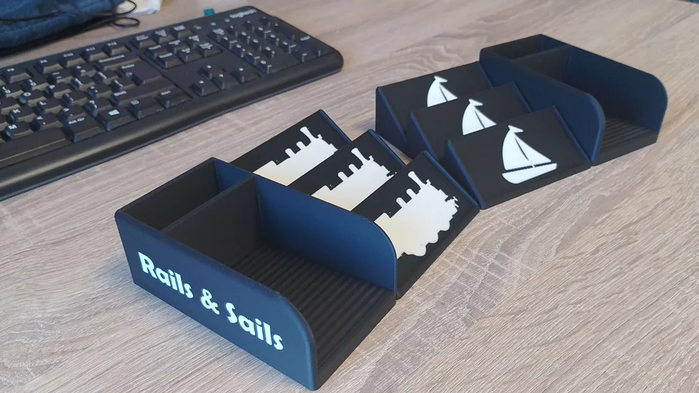 Ticket To Ride | Rails and Sails Card Holder by PrivateMiku MakerWorld ...