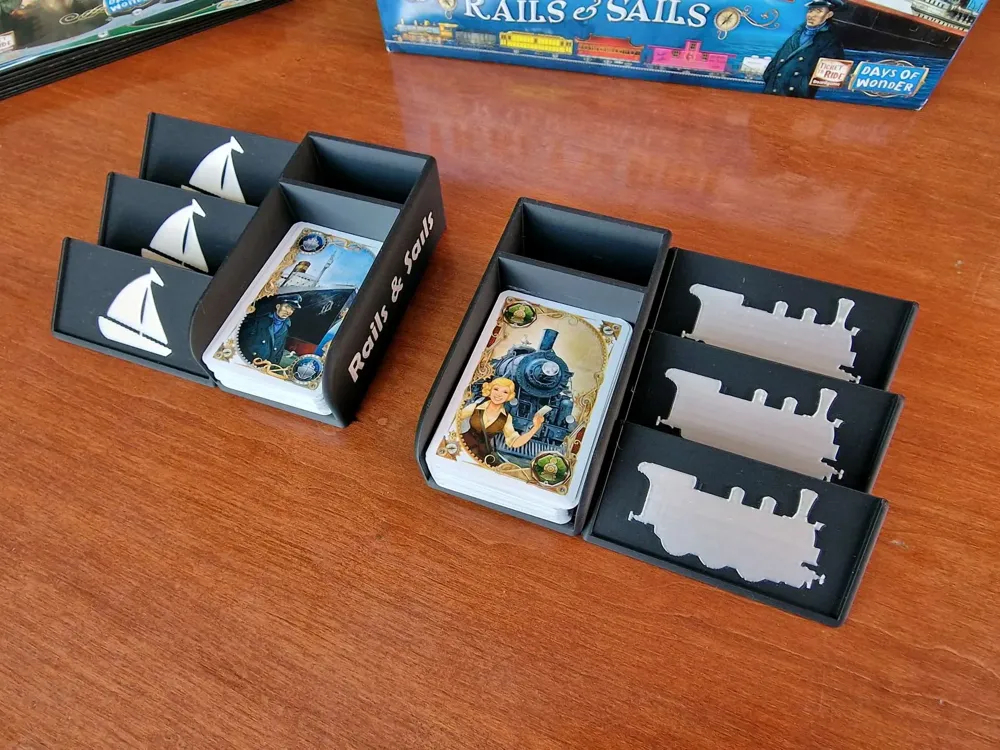 Ticket To Ride | Rails and Sails Card Holder by PrivateMiku MakerWorld ...