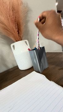 Print in Place - Paper bag shaped pen/item holder