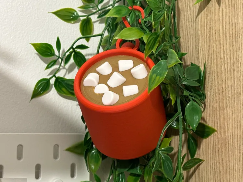 Cocoa with Marshmallow - Christmas Tree Ornament