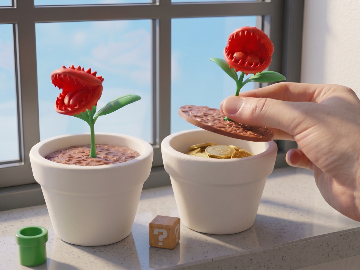 Venus Flytrap Sprout: Secret Gamer Storage Pot
