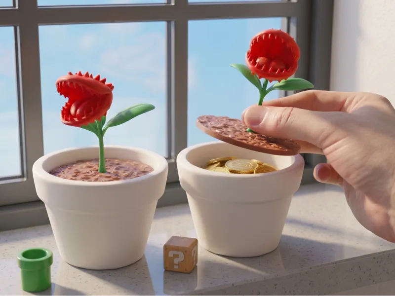 Venus Flytrap Sprout: Secret Gamer Storage Pot