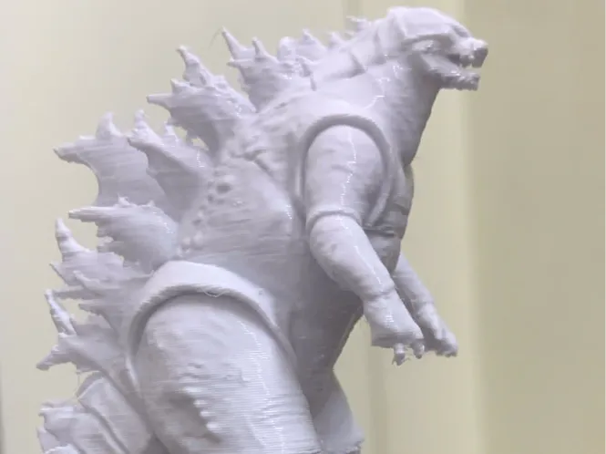 Godzilla statue