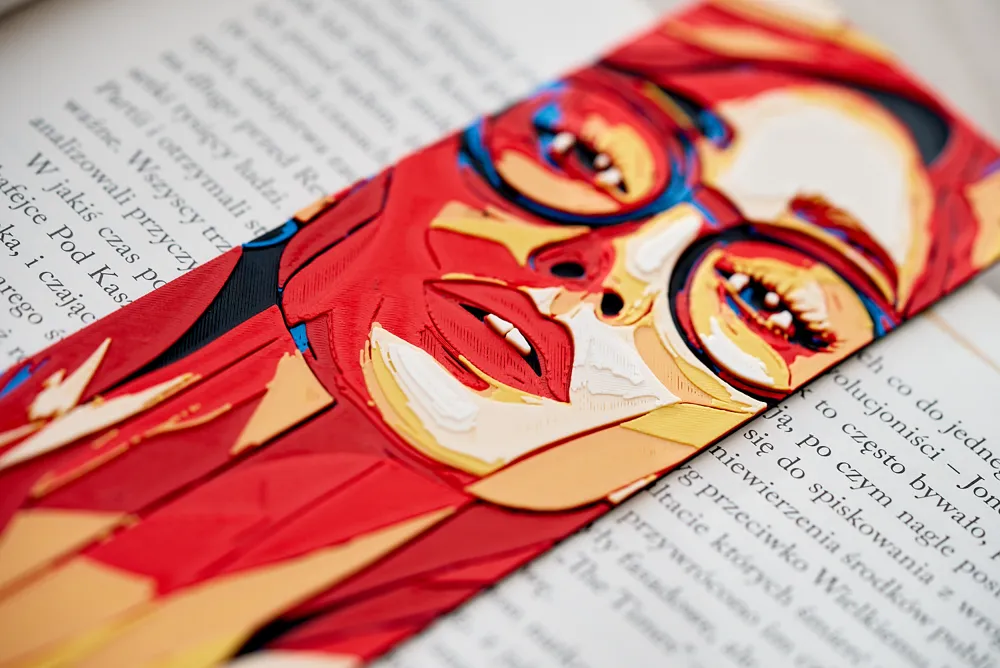 Bookmark - Woman in Popart Style by 29FLO - MakerWorld