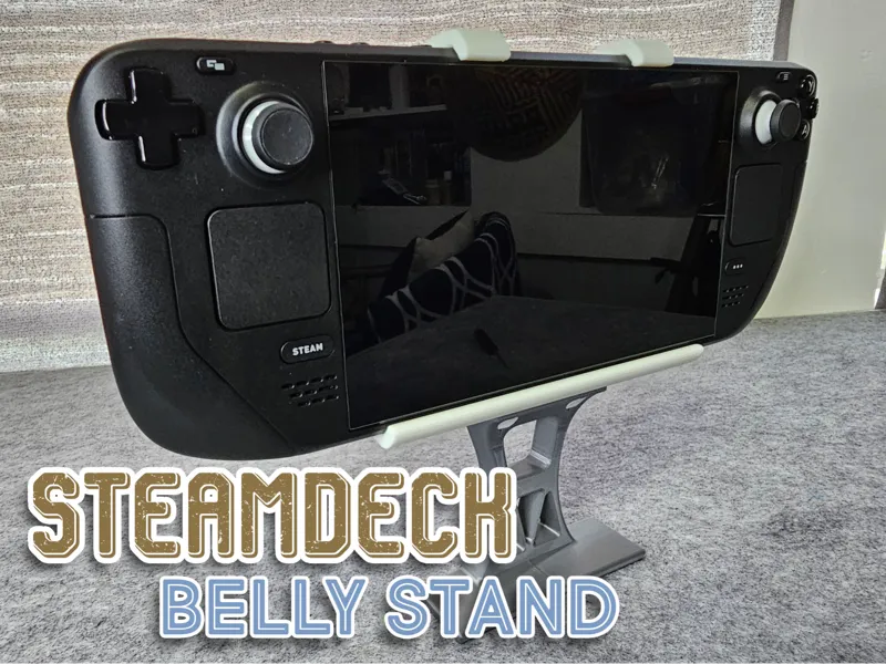 NEW - Steam Deck Belly Stand - FULLY 3D PRINTED