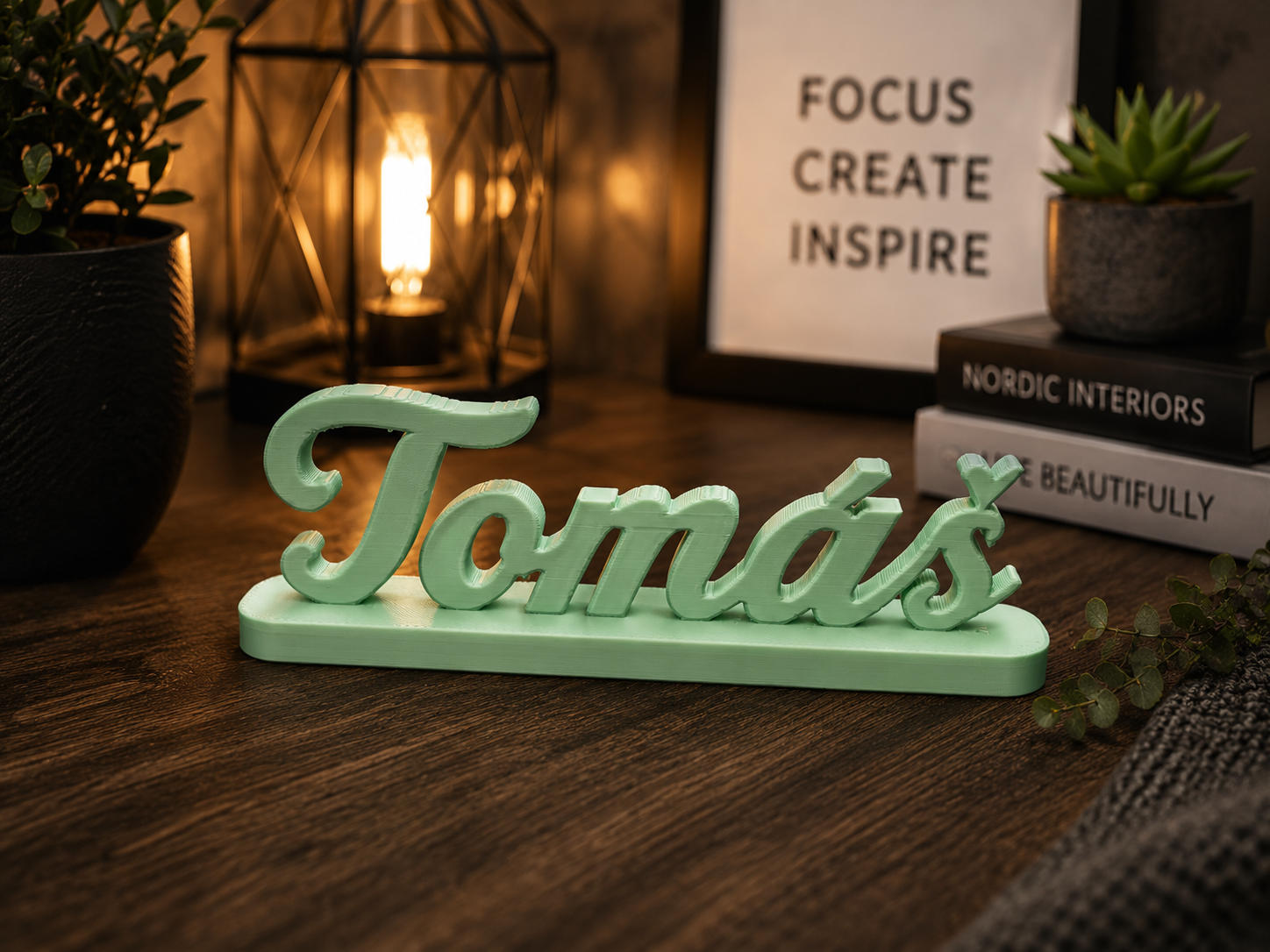 Thomas Name Sign-Personalized Desk Nameplate