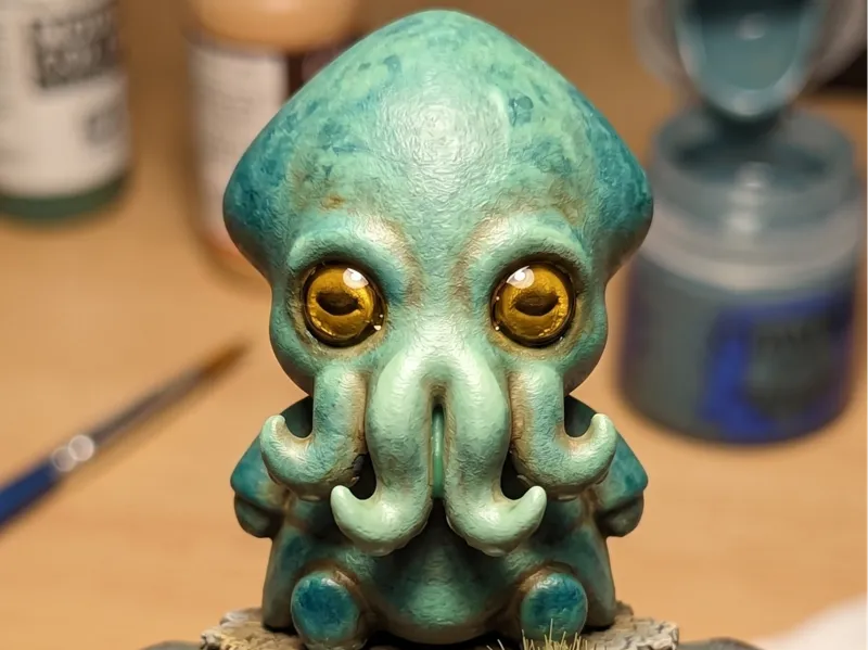 Cute Mindflayer–Tiny Brainiac (Kawaii DnD Series)