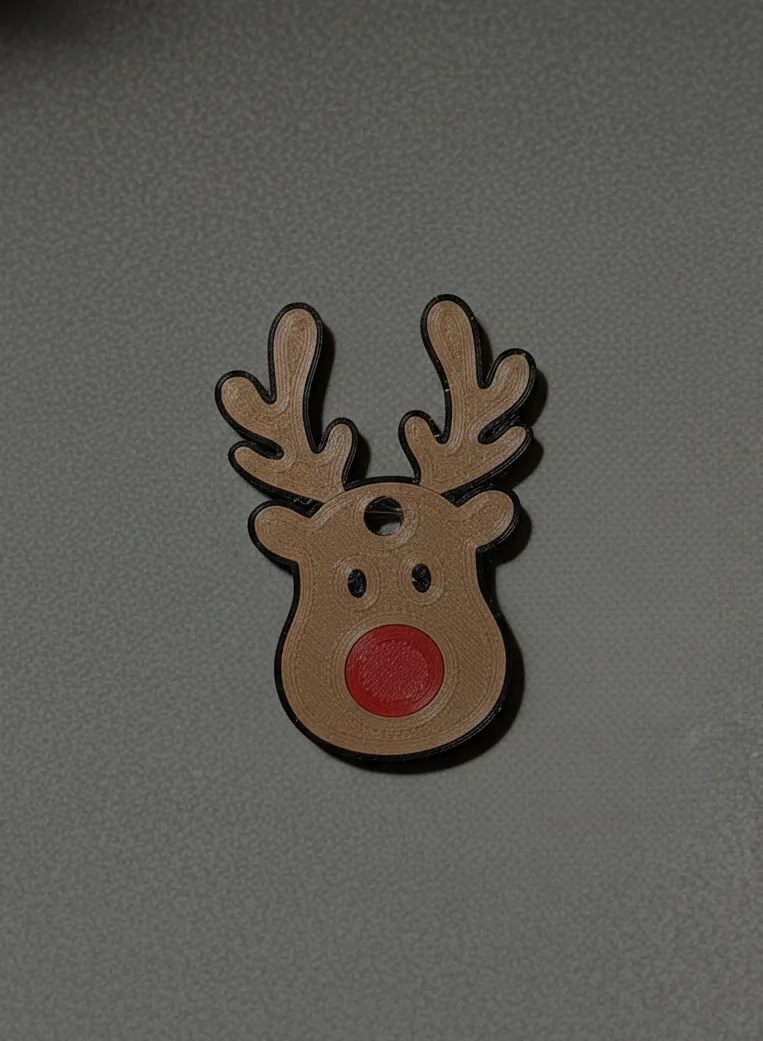 Cute Reindeer Dangle Earrings - Christmas Season view 2