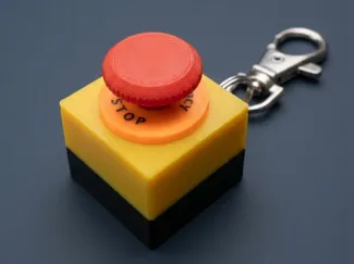 Emergency Button clicker  stress toy