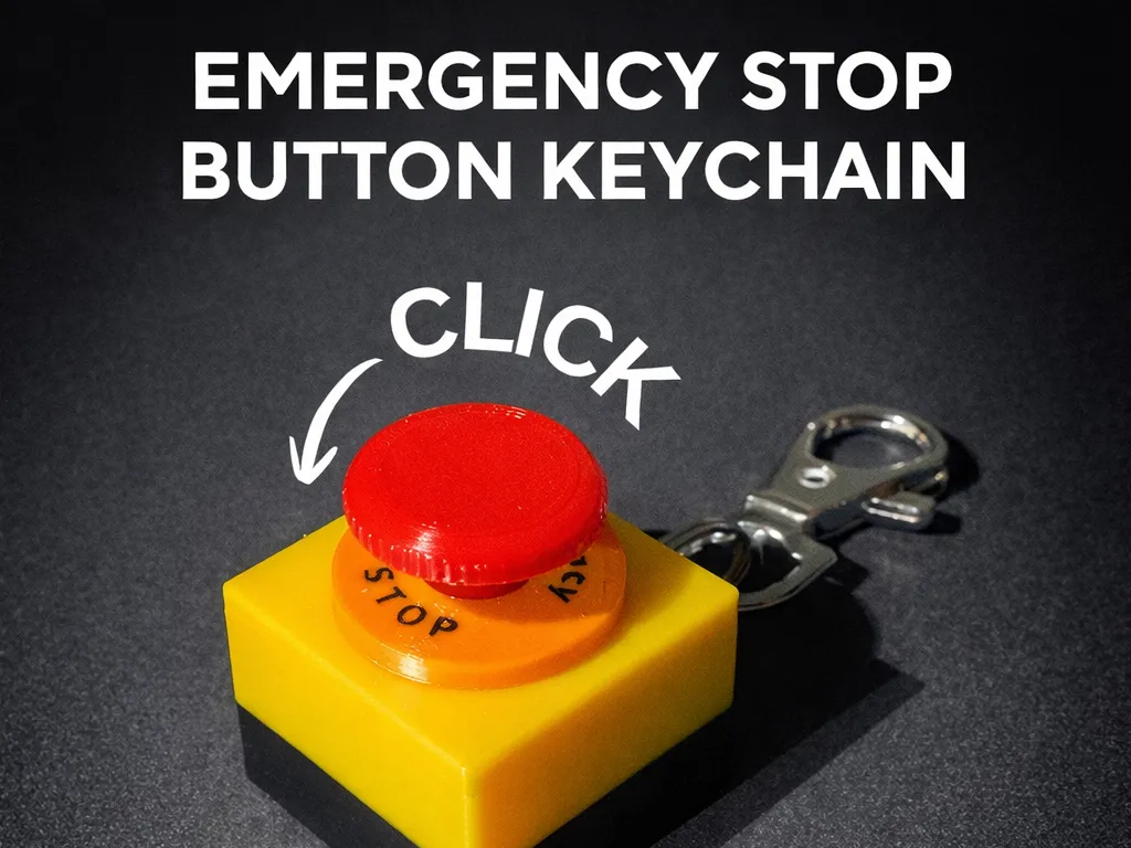 Emergency Button clicker stress toy - Free 3D Print Model - MakerWorld