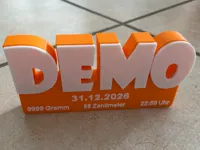 0.2mm layer, 2 walls, 8% infill
