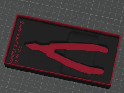 Gridfinity Knipex Super Knips 78 61 125