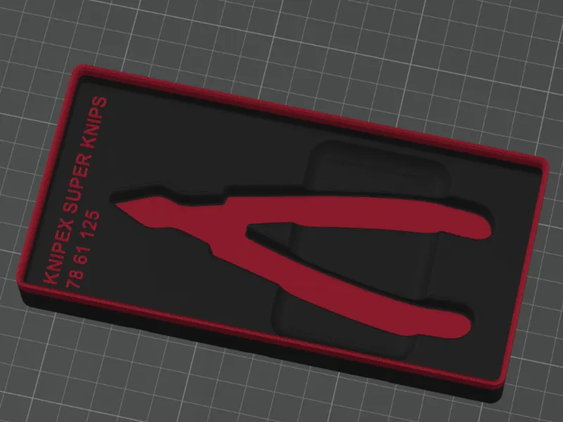 Gridfinity Knipex Super Knips 78 61 125
