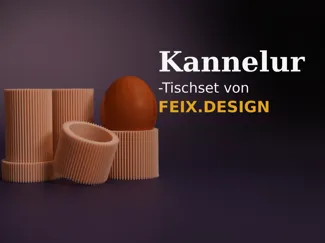 Kannelur - Tischset von Feix Design