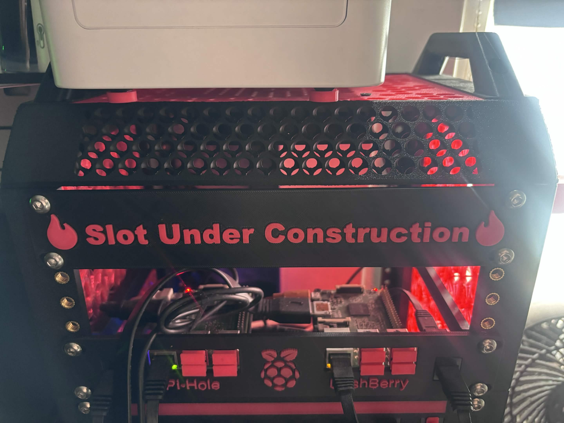 1U 10" Blank Plate – "Under Construction" Panel