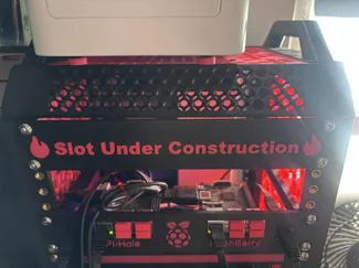 1U 10" Blank Plate – "Under Construction" Panel